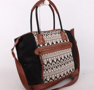 canvas leather bag handbag for lady women’s tote bag fashion shoulder bag hobos