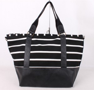 tote cotton canvas shoulder handbag for woman