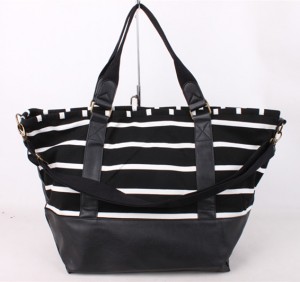 tote cotton canvas shoulder handbag for woman