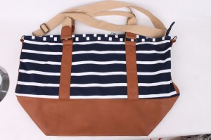 tote cotton canvas shoulder handbag for woman