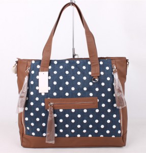 Fashion wholesale ladies beach handbag women canvas big tote bag