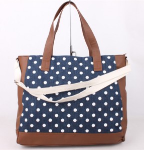 Fashion wholesale ladies beach handbag women canvas big tote bag