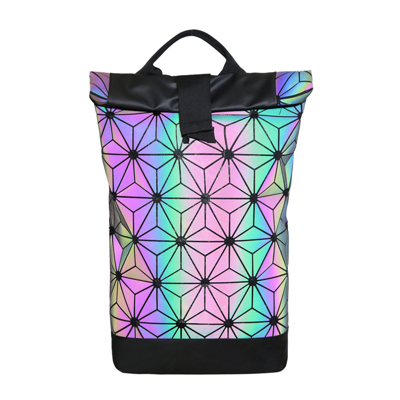 Wholesale Price Travel Duffle Bag -
 custom ultrathin hologram tpu rainbow bag Iridescent backpack  – V-FOX