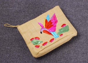 handmade raffia straw clutch bag ladies handbag