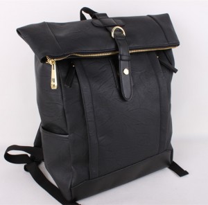 General new fashion PU leather backpack women backpack for tumble leather style tote bag