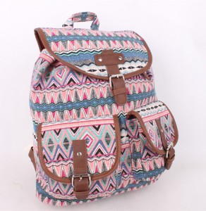 Canvas Men Women Hiking Backpack Sports Travel Bag Rucksack School bag Fashionable Creative Canvas Backpack for Teenager Girls