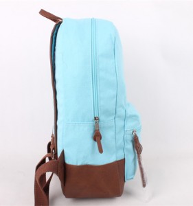 OEM Cheaper Wholesale Vintage Hemp Canvas Computer Backpack For Students Print Girls College Rucksack