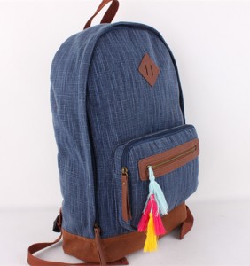 Stylish Trendy Fashion School Backpack Carry on Canvas Daily Casual Backpack Canvas Travel Bag