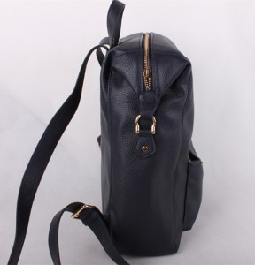 high quality new Korea style water resistant lovers PU leather fashion backpack Travel Laptop Backpack