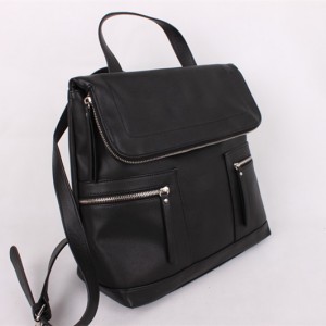 Water-Proof Custom Laptop Daily Lady Bag Fashion Leisure Pu Leather School Trendy Backpack