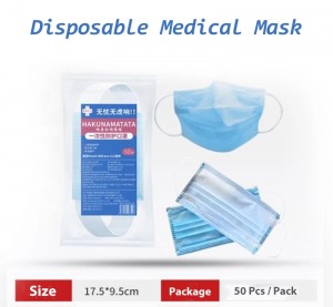 Wholesale Manufacturer Earloop Disposable Non Woven 3/4 Ply Surgical Medical Face Mask Redy to ship