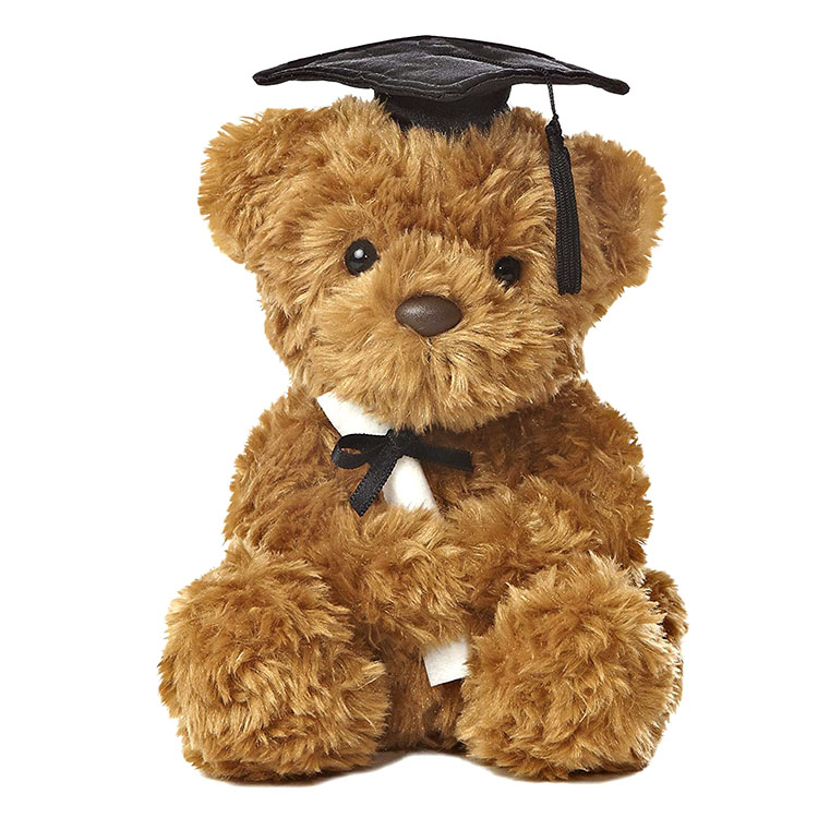 China OEM Diaper Backpack -
 20cm 30cm 40cm customized plush toy cute bear toy stuffed graduation bear – V-FOX