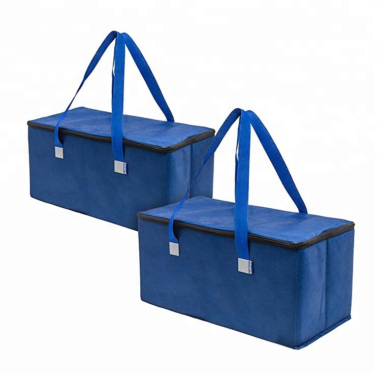 Multi-function shopping tote bag with foldable insulated cooler bag