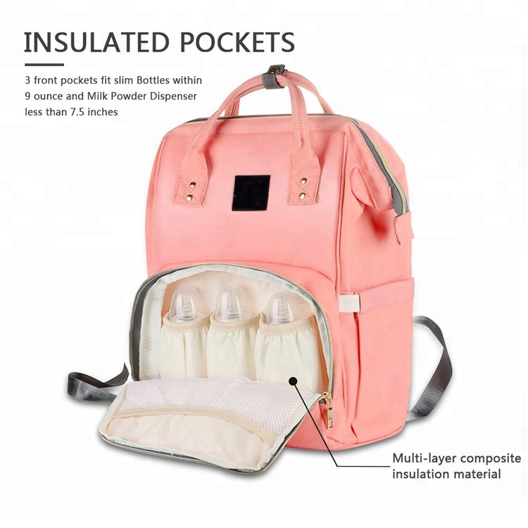 Wholesale Multi-Function Fashion Oxford Travel Backpack Adult Baby Diaper Bag