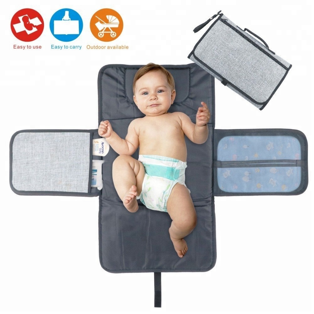 Manufacturer of Fleece Blankets -
 Lightweight Station Diaper Changing Pad Baby Diaper Change Mat with Head Cushion – V-FOX