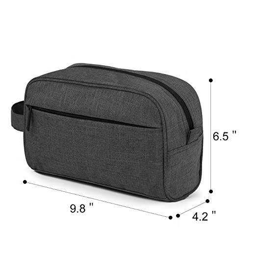 Short Lead Time for Portable Diaper Changing Mat -
 Free sample Travel Bathroom Bag Shaving Shower Cosmetic Organizer Black Toiletry Kit Unisex Toiletry Bag – V-FOX