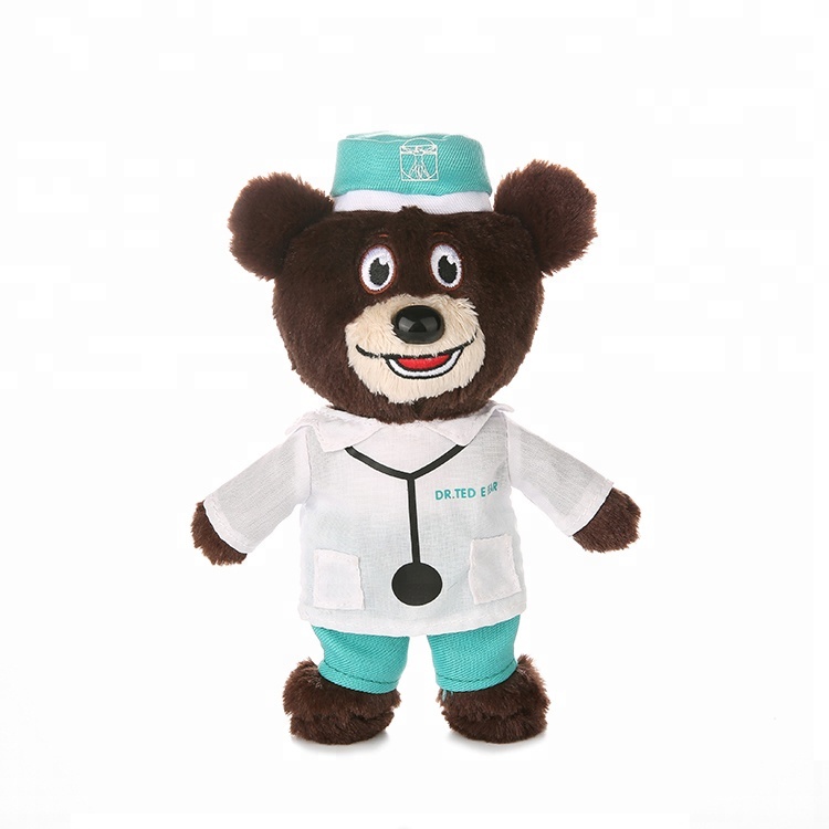 Super Lowest Price Mini Plush Toys -
 custom oem lovely promotional gift doctor teddy bear stuffed – V-FOX