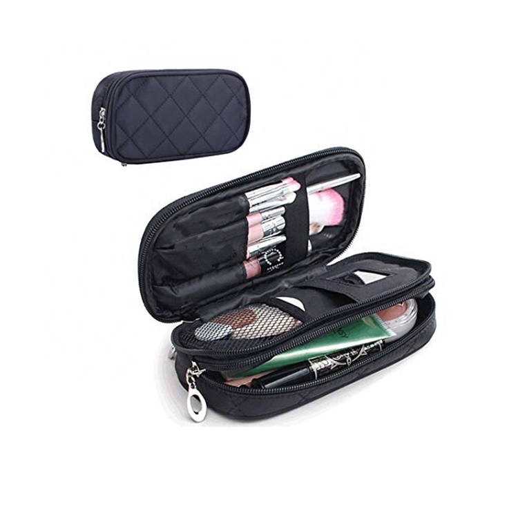 V-FOX European Professional Makeup Accessories Small Mini Toiletry Organizer Bag Travel Kit Pouches Cosmetic Bag