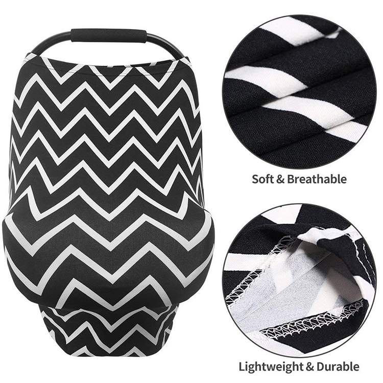 Low MOQ for Wine Bag -
 Muti-function waterproof nursing cover durable baby car seat cover canopy – V-FOX