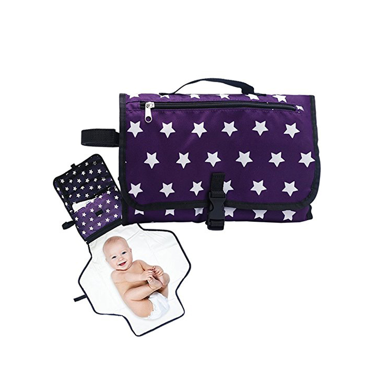 Reliable Supplier Plush Backpack -
 Hot sale Newborn Essentials Diaper Changing Clutch with Stroller Strap Changing Pad – V-FOX