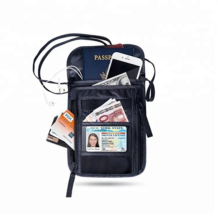 Prevalent resistant custom waterproof passport bag for document bags