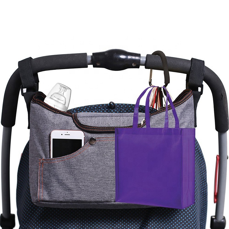 Low price for Baby Diaper Changing Pad -
 Featured innovated multi Pockets double stroller organizer bag with bag set – V-FOX