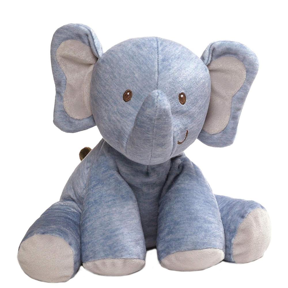 Europe style for Mummy Diaper Bag -
 oem odm blue color plush toy sitting stuffed animal toy elephant for baby – V-FOX