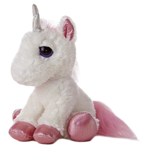 hot selling stuffed unicorn animal toy pink white unicorn plush toy