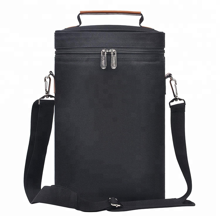 Fashionable outdoor portable eco lunch bag with food delivery cooler bag