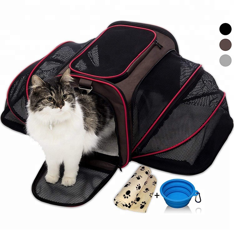 Airline Approved Soft Pet Carrier by Two Side Expansion For Small Dogs And Cats