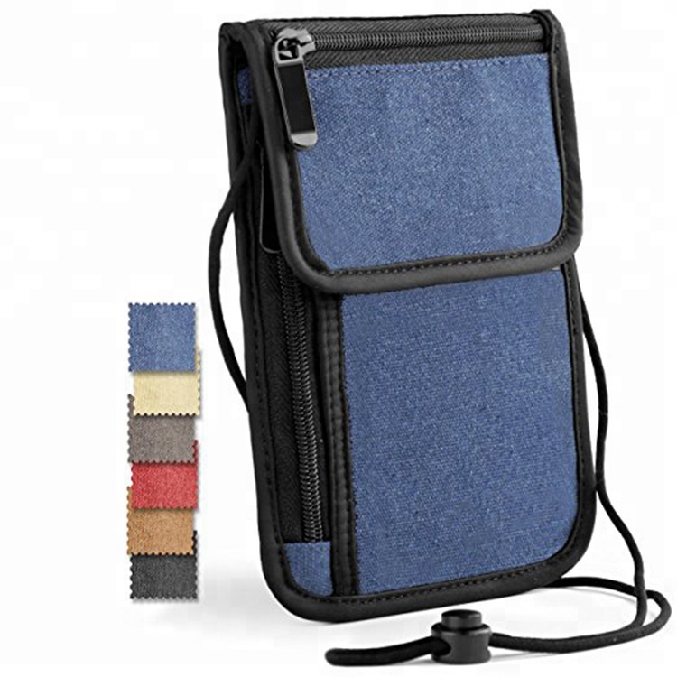 Eco-friendly multifunctional credit card ticket bag passport holder travel bag passport