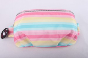 custom Logo Printed rainbow Nylon women Sports Running Phone Waist Belt Bag